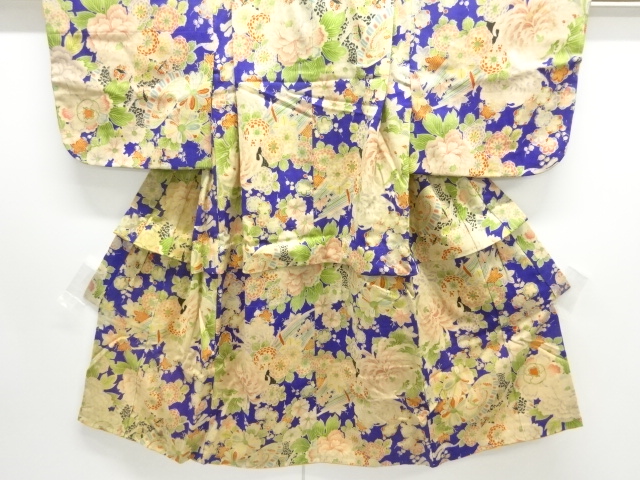 JAPANESE KIMONO / ANTIQUE KIMONO / FLORAL PLANTS